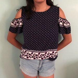 Floral Cold Shoulder